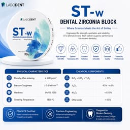 Labodent Zirconia Ceramic Blanks ST | White Shade | CAD/CAM Discs - 4