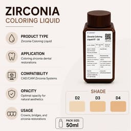 Labodent Zirconia Dentin Coloring Liquid ST - D Shade Series (50ml) - 2