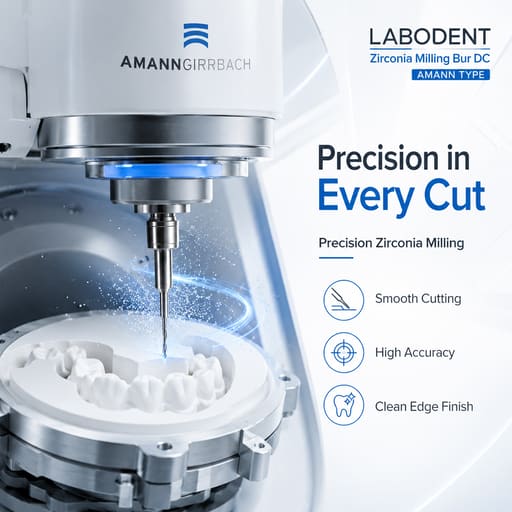 Labodent Zirconia Milling Burs DC (Amann Type)