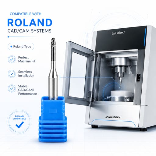 Labodent Zirconia Milling Burs DC (Roland Type)