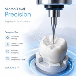 Labodent Zirconia Milling Burs DC (UP3D Type) - 4