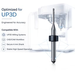 Labodent Zirconia Milling Burs DC (UP3D Type) - 3