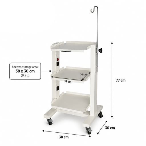 LIFE Dental Mobilis-Double Pillar Trolley