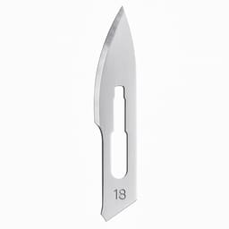 LifeShield Sterile BP Surgical Blade Size #18 (Pack of 100)