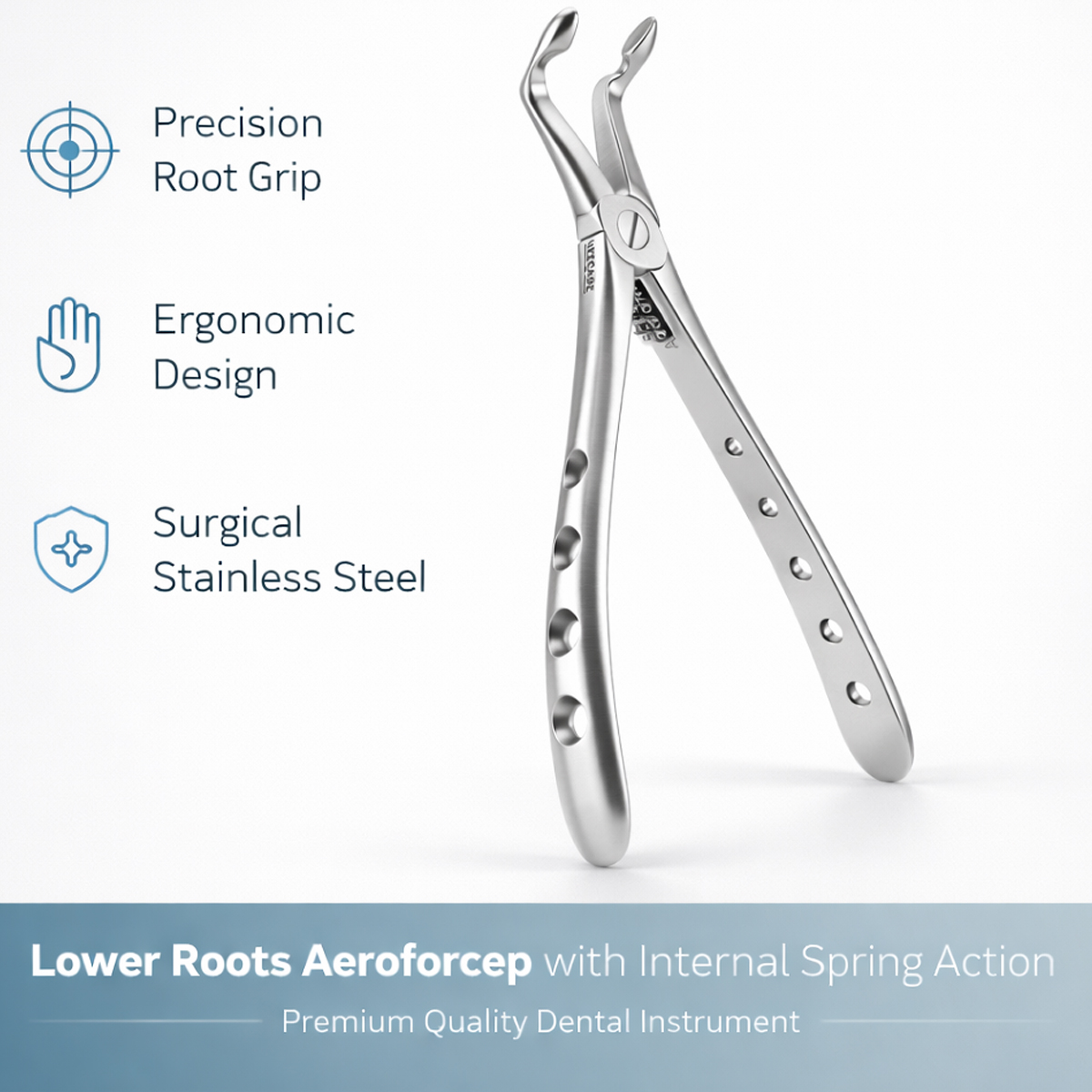 Veecare Lower Roots Aeroforcep | Internal Spring Action