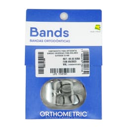 OrthoMetric Plain Ortho Bands - Size 33.5 Lower - (40.01.0335)