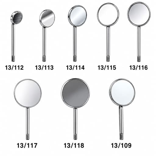 Waldent Wal-Vision Rhodium Coated Mouth Mirror Tops (Pack of 1)