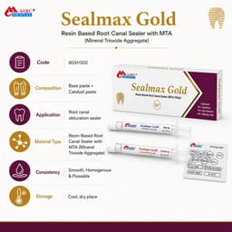 Maarc Sealmax Gold MTA Filled Resin Based Root Canal Sealer (8031/002) - 5