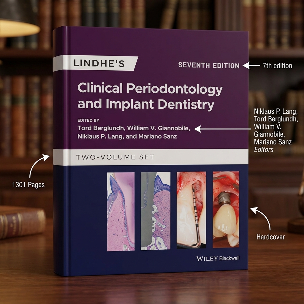 Lindhe's Clinical Periodontology And Implant Dentistry 2 Volume Set 7th Edition (ISBN - 438885)