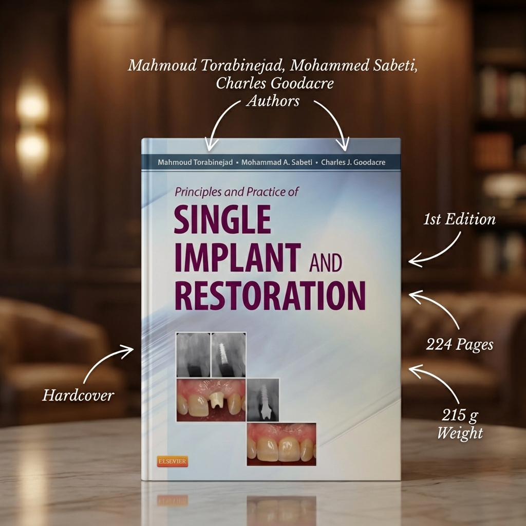 Principles & Practices Of Single Implant & Restoration 1st Edition (ISBN - 744763)