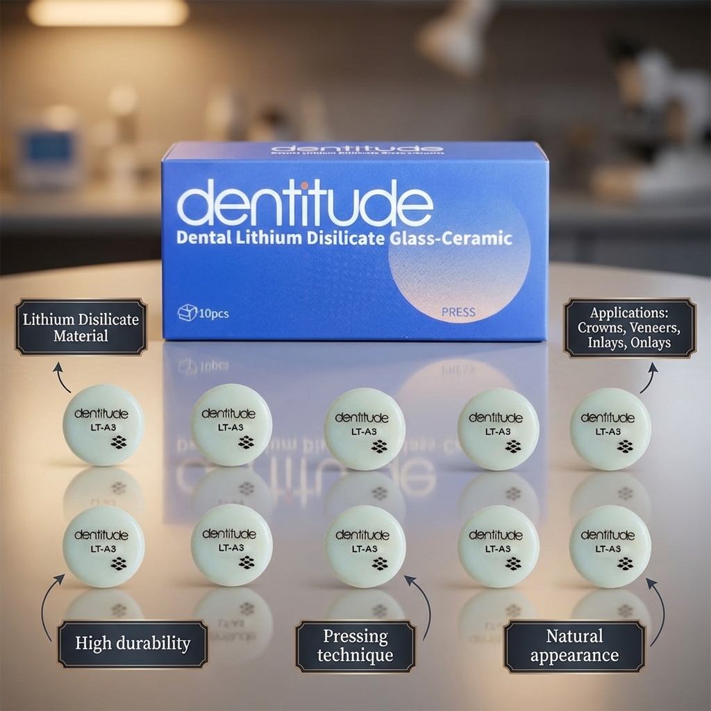 Dentitude Glass Ceramic Press Ingots LT A3