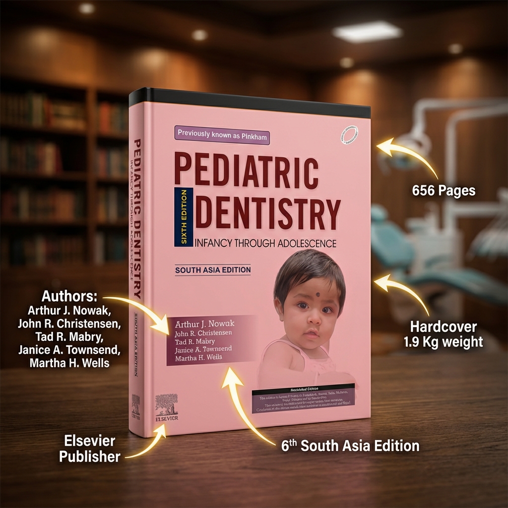 Pediatric Dentistry: Infancy Through Adolescence 6th South Asia Edition (ISBN - 256893)