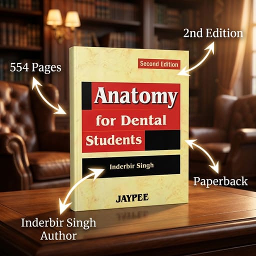 Jaypee Medical Anatomy For Dental Students 2nd Edition (ISBN - 611018)
