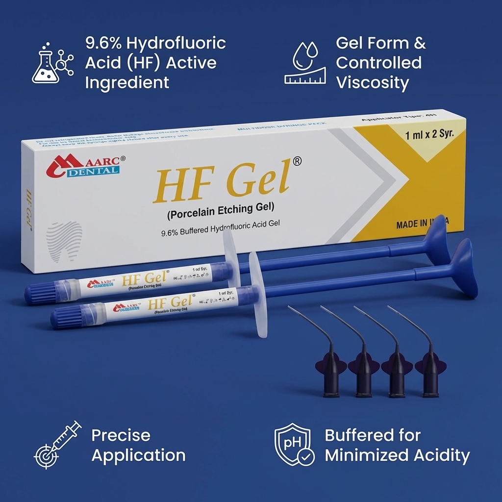 Maarc HF Gel Porcelain Etchant  (9801/1X2)