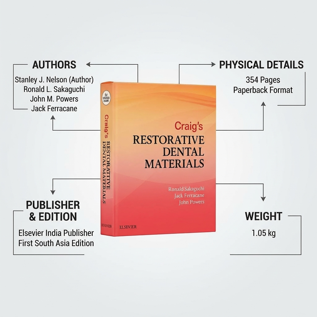 Craig's Restorative Dental Materials 1st South Asia Edition (ISBN - 255070)