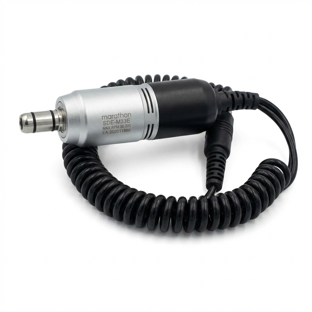 Marathon M3 Complete Set (Micromotor Engine+Foot Pedal+Control Box+Handpiece stand+Pouch)