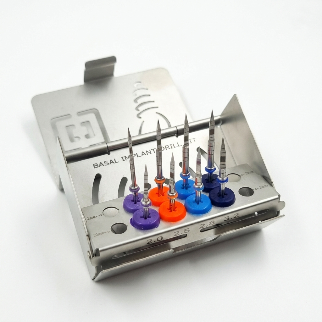 Julldent Basal Drill Kit ( Set of 8 Drills With Box)