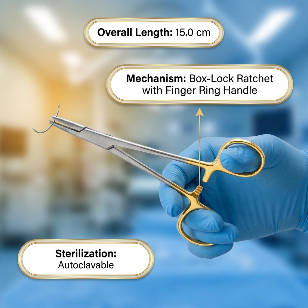 GDC Needle Holder Crile-Wood Tc (15Cm) Nh5038