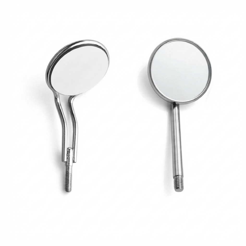 Waldent Rhodium Coated Mouth Mirror Tops (Pack of 1)