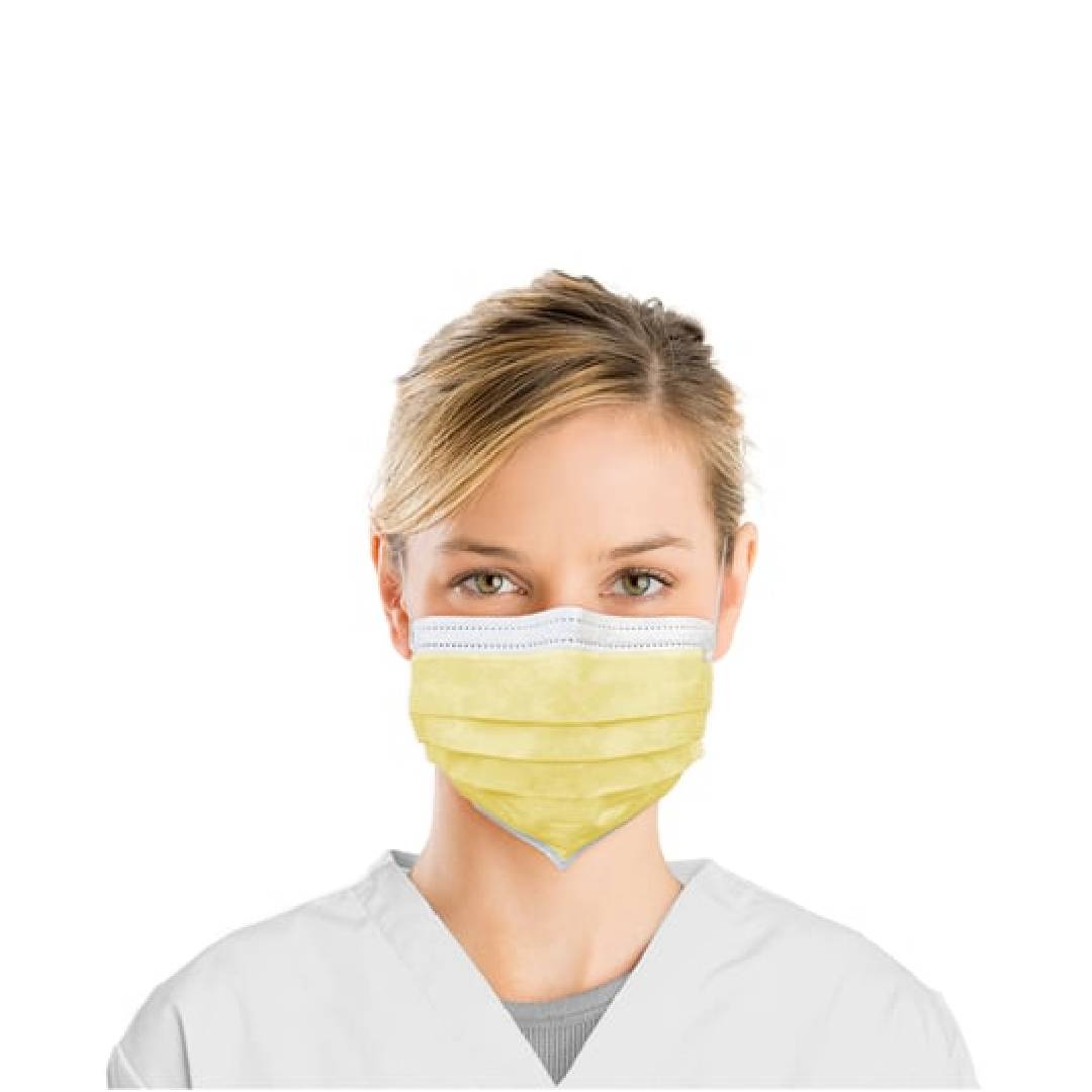 Waldent 3 Ply Mask - BumbleBee Color (Pack of 50)