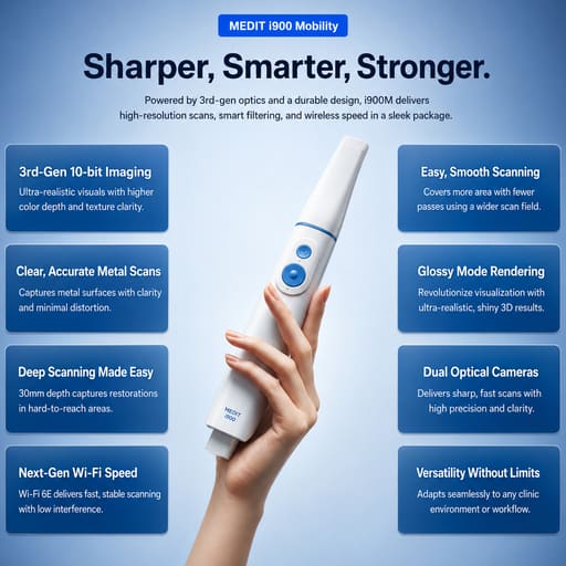 Medit i900M True Wireless Intraoral Scanner