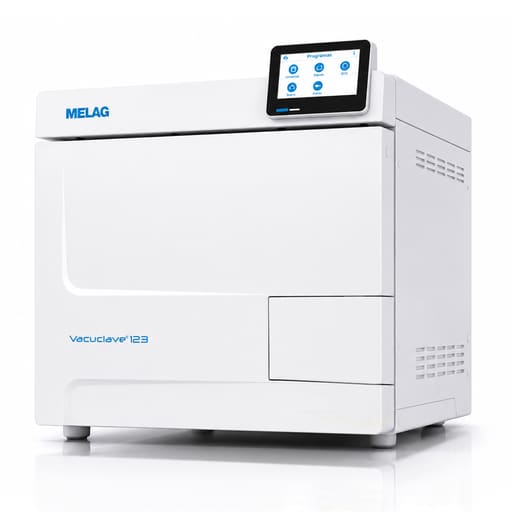 Melag Vacuclave 123 B-Class Front Loading Autoclave - 23Litres