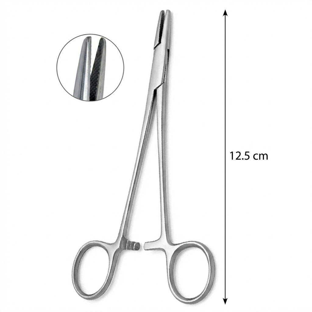 GDC Needle Holder Derf Straight (12.5cm) (Nhd)