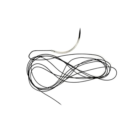 Meril Filasilk Black Braided Silk Suture Reel #3-0 (SLK30 822R) - 25Mtr (Pack of 6)