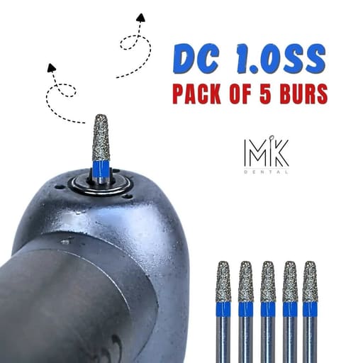 MiK Deep Chamfer FG Diamond Burs (Pack of 5)