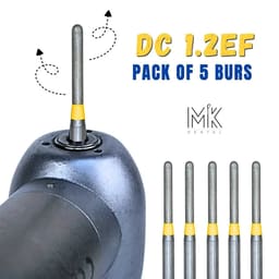 MiK Deep Chamfer FG Diamond Burs (Pack of 5) - 6