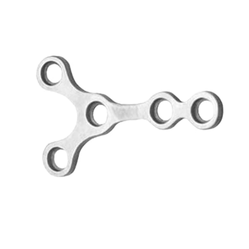SK Surgicals SS Mini Bone Plates Y Shape With Gap - 2mm (200.580S) (Pack of 2)