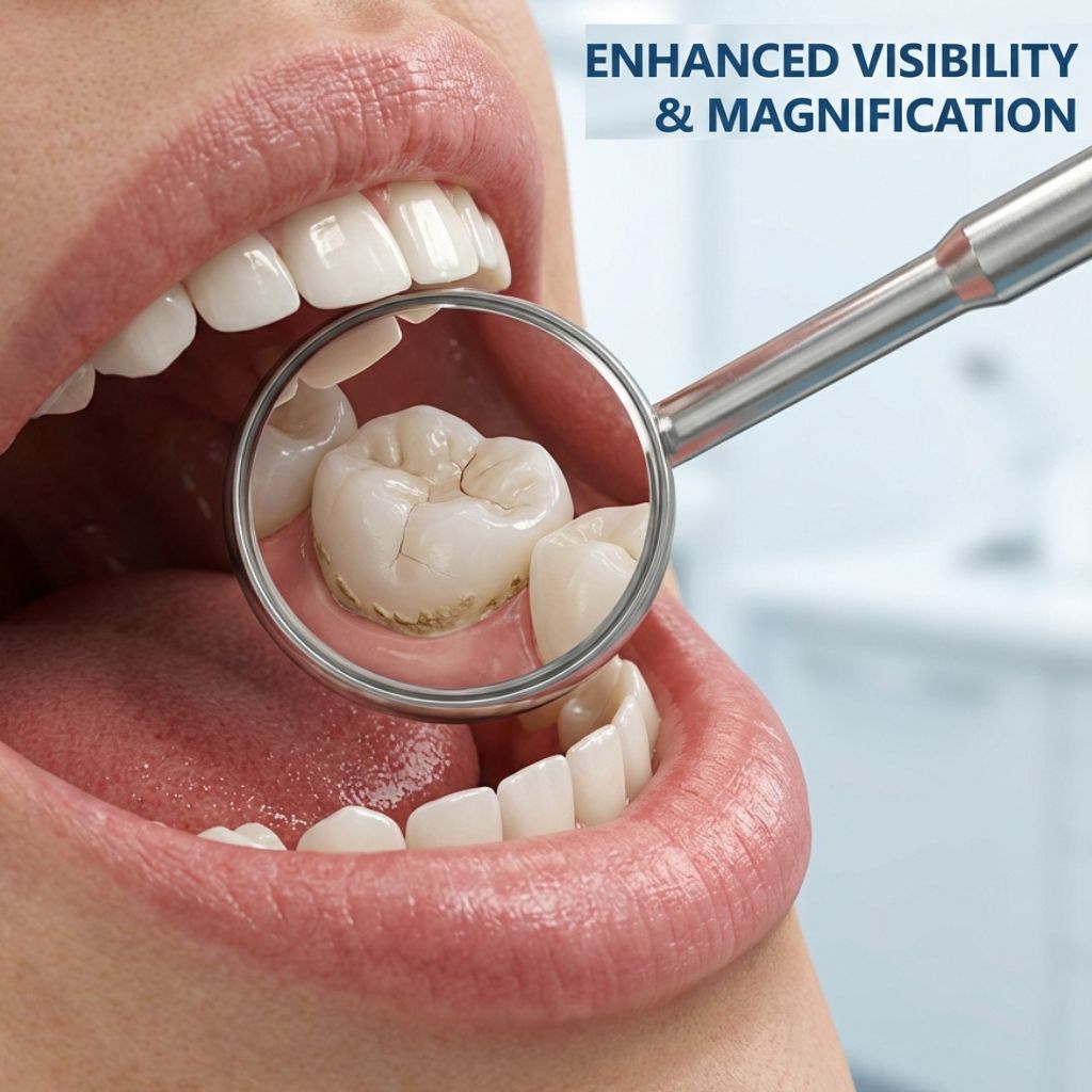 Waldent Mouth Mirror Tops Magnifying No.5 Pk/12 (K13/5)