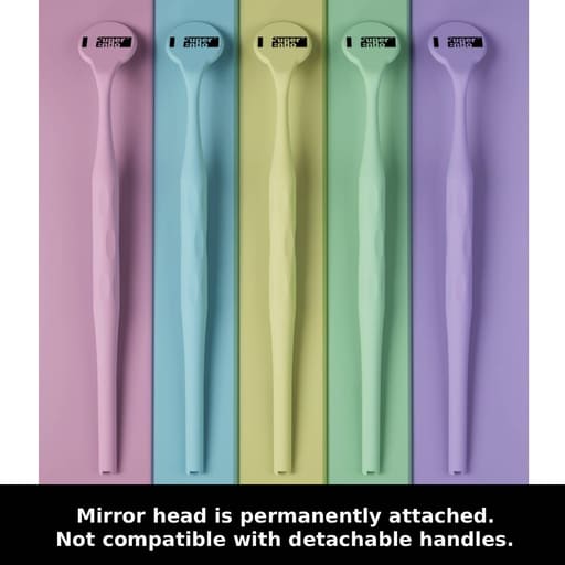 SuperEndo MaxVision Rhodium-Coated Anti-Fog Mouth Mirror (Pack of 10)