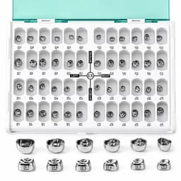 U Ortho Stainless Steel Primary Molar Crown - Assorted Kit (Set of 48)