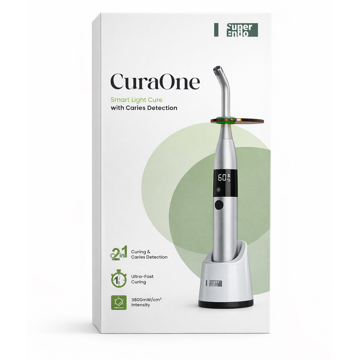 SuperEndo CuraOne 1 Second Light Cure Unit With Caries Detection