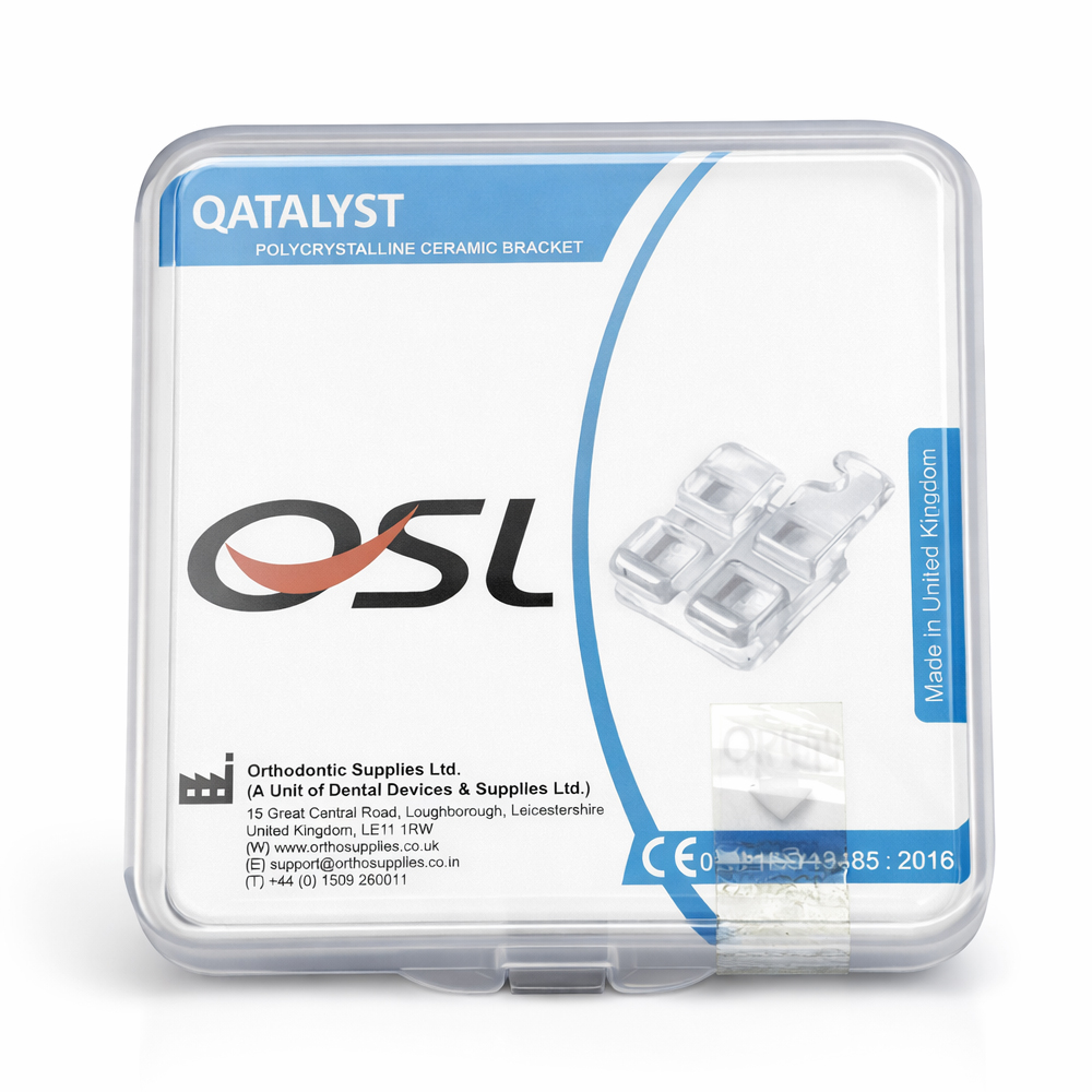 OSL Qatalyst Polycrystalline Ceramic Bracket Kit - MBT 0.018
