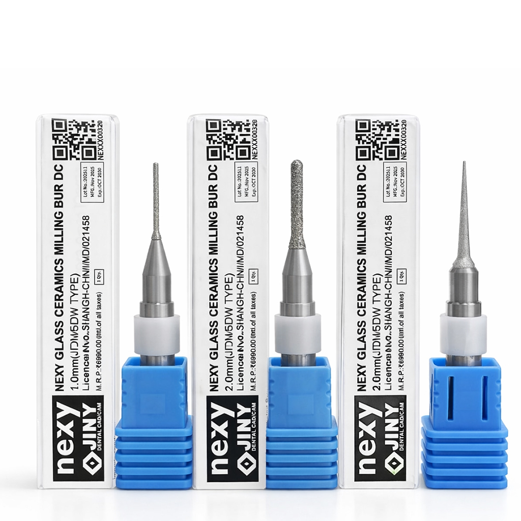 Nexy Glass Ceramic Milling Bur DC (JDM5DW Type)