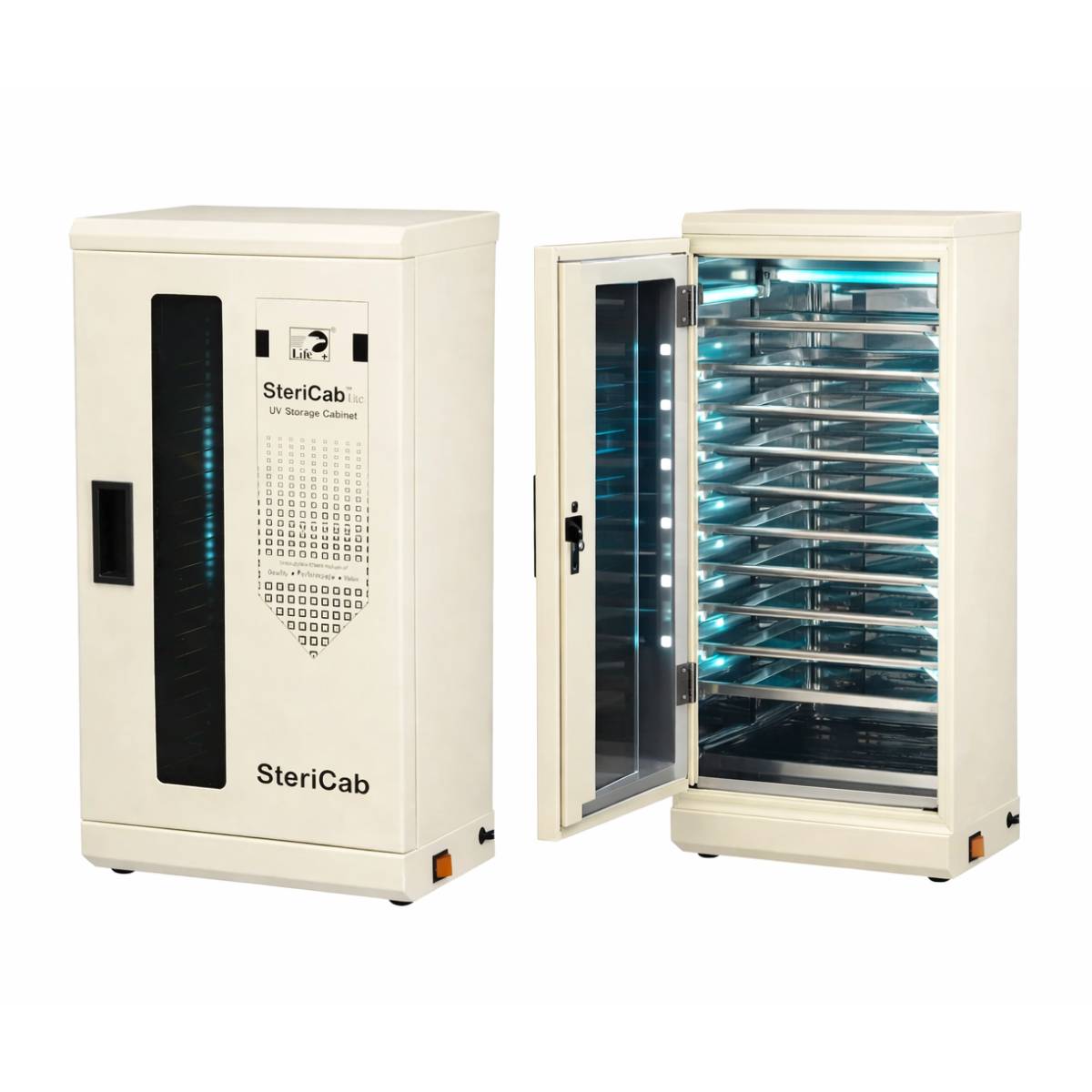 Life SteriCab UV Cabinet with 10 Trays Storage Option - Cream