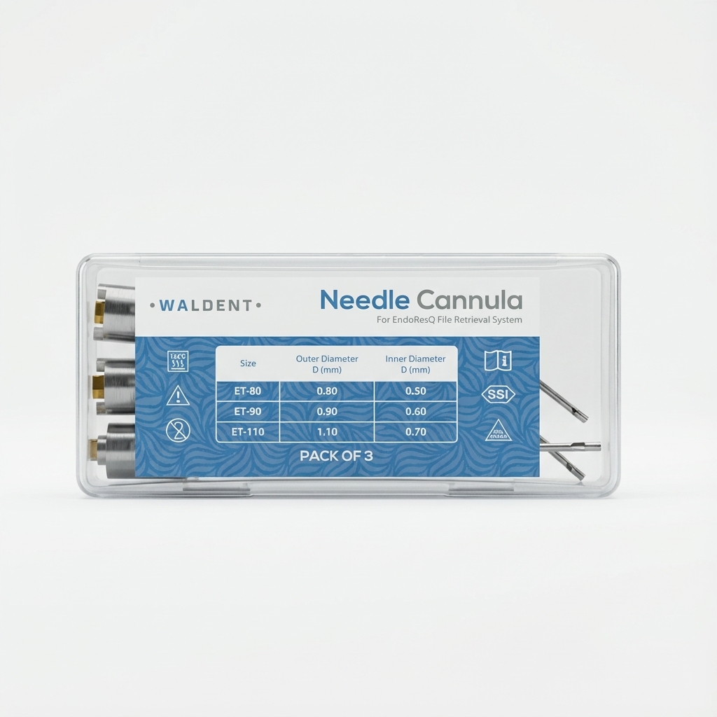 Waldent Needle Cannula For EndoResQ File Retrieval System (Pack Of 3)