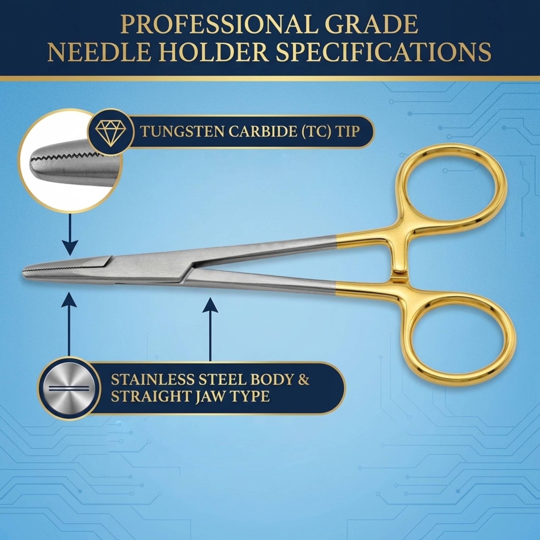 GDC Needle Holder Crile-Wood Tc (15Cm) Nh5038