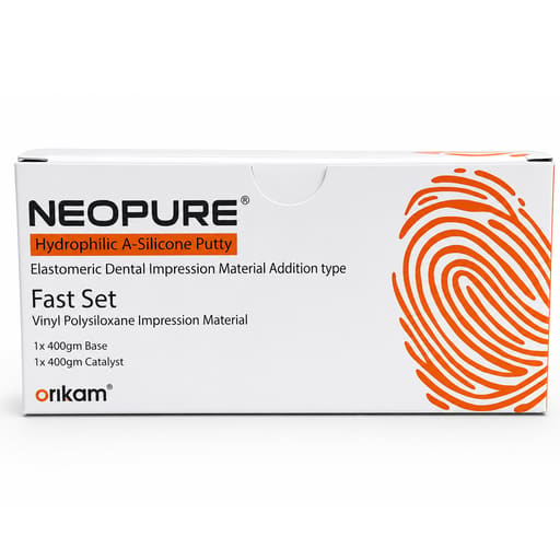 Neoendo NeoPure Hydrophilic A-Silicone Putty Elastomeric Impression Material (Fast Set)