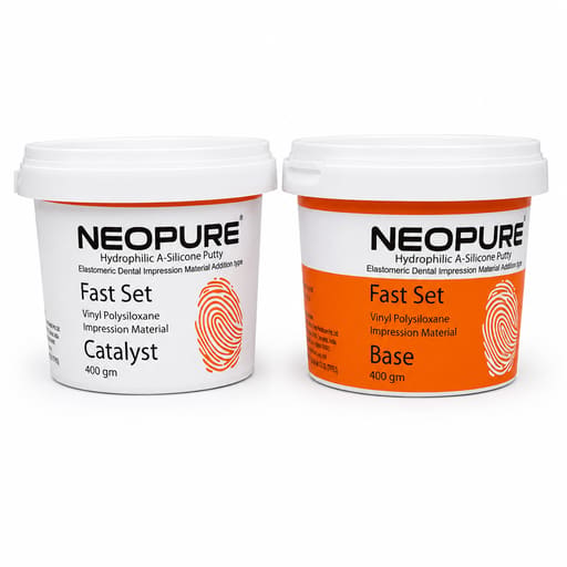 Neoendo NeoPure Hydrophilic A-Silicone Putty Elastomeric Impression Material (Fast Set)