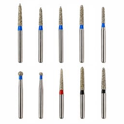 NewDiamond Ceramic Restoration FG Airotor Bur Kit - Pack of 10 Burs (FG-107) - 1