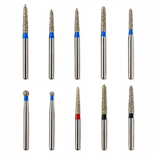 NewDiamond Ceramic Restoration FG Airotor Bur Kit - Pack of 10 Burs (FG-107)