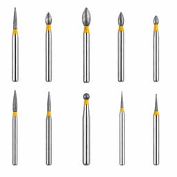 NewDiamond Composite Repair FG Airotor Bur Kit - Pack of 10 Burs (FG-117) - 1