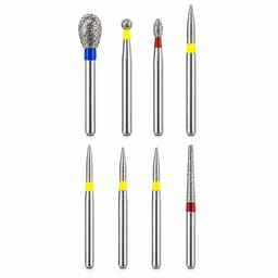 NewDiamond Composite Resin FG Airotor Bur Kit - Pack of 8 Burs (FG-114)