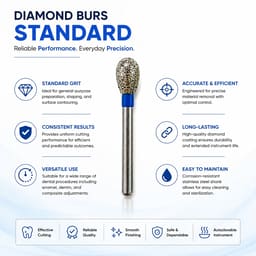 NewDiamond Composite Resin FG Airotor Bur Kit - Pack of 8 Burs (FG-114) - 7