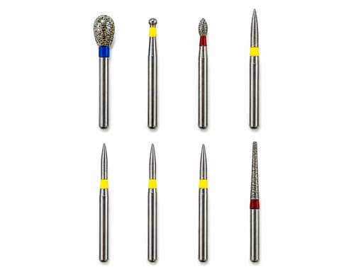 NewDiamond Composite Resin FG Airotor Bur Kit - Pack of 8 Burs (FG-114)