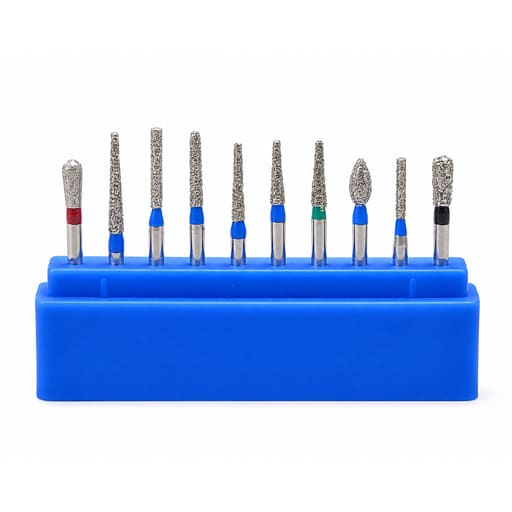 NewDiamond Crown Preparation Molar Teeth FG Airotor Bur Kit - Pack of 10 Burs (FG-102)