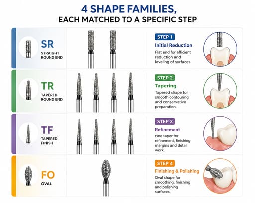 NewDiamond Zirconia Cutting FG Airotor Bur Kit - Pack of 10